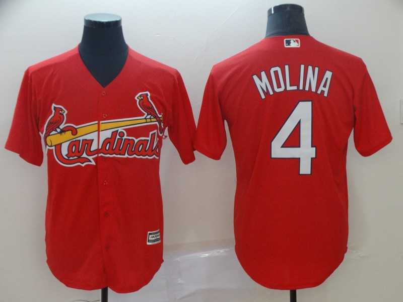 Cardinals 4 Yadier Molina Red Cool Base Jerseys,We sell and wholesale Cardinals 4 Yadier Molina Red Cool Base Jerseys on line form chian!