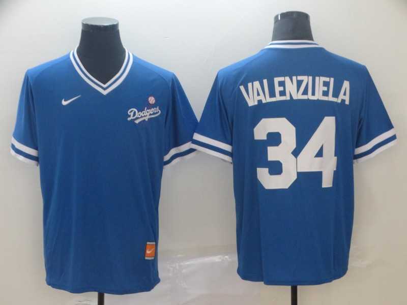 Dodgers 34 Fernando Valenzuela Blue Throwback Jersey,We sell and wholesale Dodgers 34 Fernando Valenzuela Blue Throwback Jersey on line form chian!