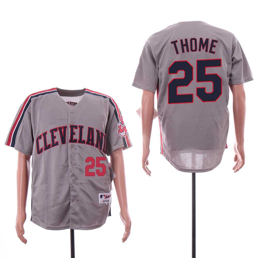 Indians 25 Jim Thome Gray Turn Back The Clock Jersey,We sell and wholesale Indians 25 Jim Thome Gray Turn Back The Clock Jersey on line form chian!