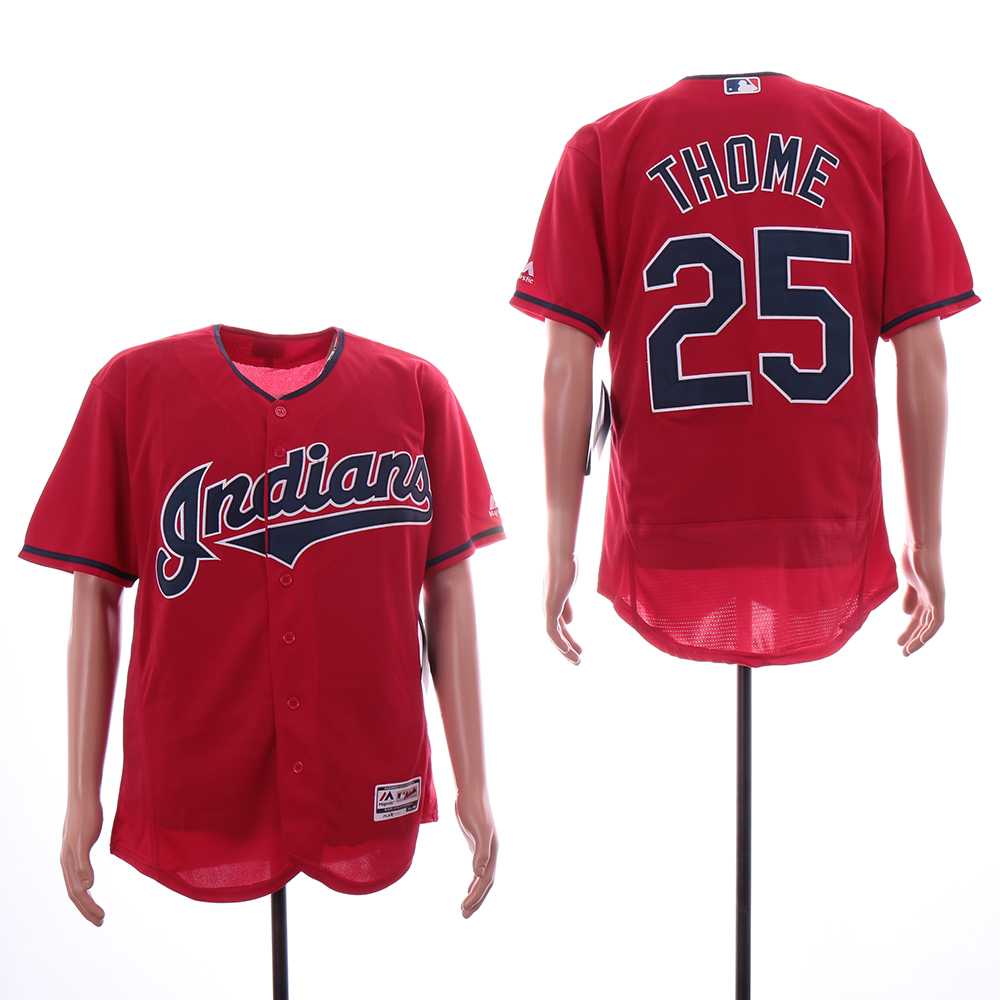Indians 25 Jim Thome Red Flexbase Jersey,We sell and wholesale Indians 25 Jim Thome Red Flexbase Jersey on line form chian!