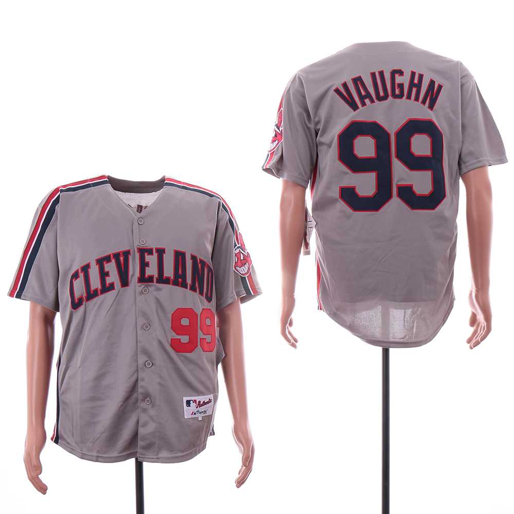 Indians 99 Ricky Vaughn Gray Turn Back The Clock Jersey,We sell and wholesale Indians 99 Ricky Vaughn Gray Turn Back The Clock Jersey on line form chian!