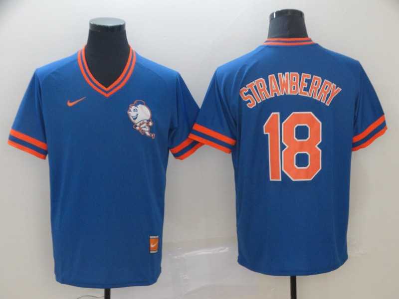 Mets 18 Darryl Strawberry Blue Throwback Jerseys,We sell and wholesale Mets 18 Darryl Strawberry Blue Throwback Jerseys on line form chian!