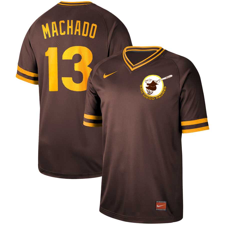 Padres 13 Manny Machado Brown Throwback Jersey Dzhi,We sell and wholesale Padres 13 Manny Machado Brown Throwback Jersey Dzhi on line form chian!