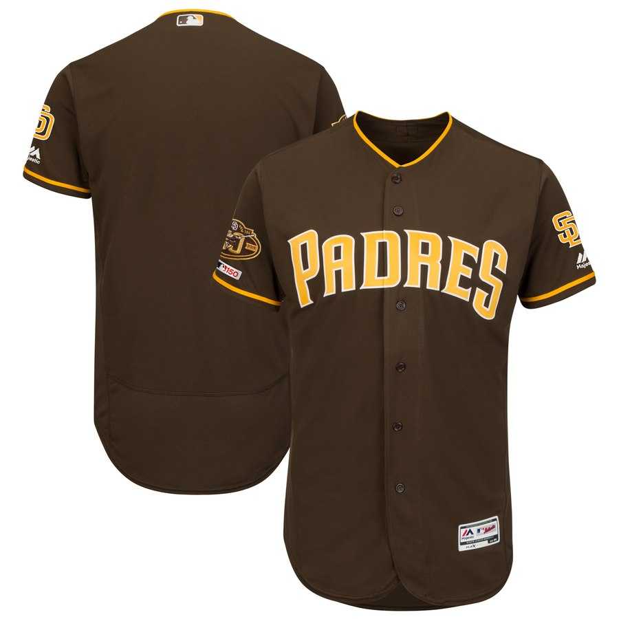 Padres Blank Brown 50th Anniversary and 150th Patch FlexBase Jersey Dzhi,We sell and wholesale Padres Blank Brown 50th Anniversary and 150th Patch FlexBase Jersey Dzhi on line form chian!
