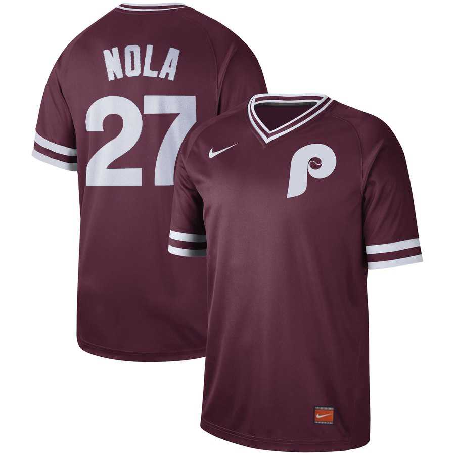 Phillies 27 Aaron Nola Red Throwback Jersey Dzhi,We sell and wholesale Phillies 27 Aaron Nola Red Throwback Jersey Dzhi on line form chian!