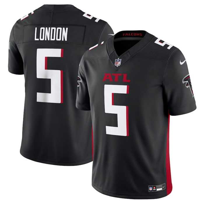 Men & Women & Youth Atlanta Falcons #5 Drake London Black 2023 F.U.S.E. Vapor Untouchable Limited Stitched Football Jersey,We sell and wholesale Men & Women & Youth Atlanta Falcons #5 Drake London Black 2023 F.U.S.E. Vapor Untouchable Limited Stitched Football Jersey on line form chian!