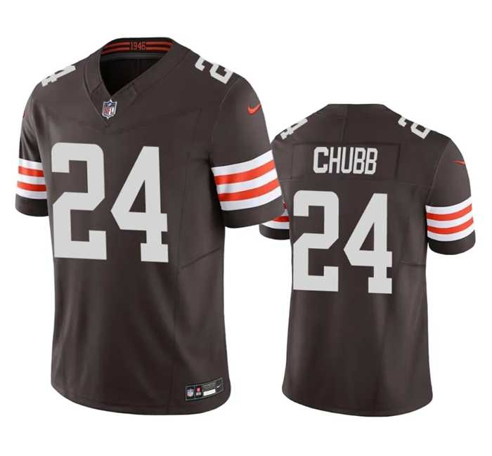 Men & Women & Youth Cleveland Browns #24 Nick Chubb Brown 2023 F.U.S.E. Vapor Untouchable Limited Stitched Jersey,We sell and wholesale Men & Women & Youth Cleveland Browns #24 Nick Chubb Brown 2023 F.U.S.E. Vapor Untouchable Limited Stitched Jersey on line form chian!