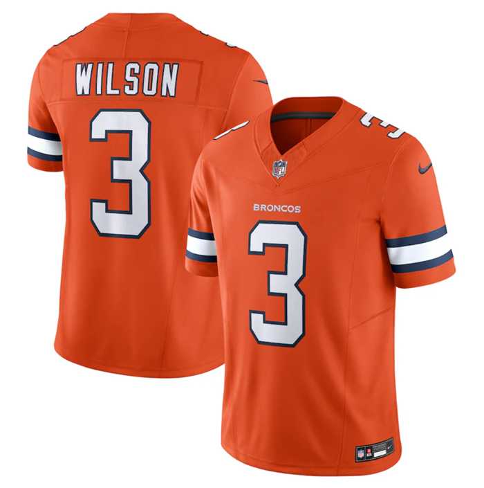 Men & Women & Youth Denver Broncos #3 Russell Wilson Orange 2023 F.U.S.E. Vapor Untouchable Stitched Jersey,We sell and wholesale Men & Women & Youth Denver Broncos #3 Russell Wilson Orange 2023 F.U.S.E. Vapor Untouchable Stitched Jersey on line form chian!