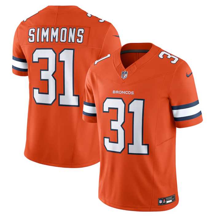 Men & Women & Youth Denver Broncos #31 Justin Simmons Orange 2023 F.U.S.E. Vapor Untouchable Stitched Jersey,We sell and wholesale Men & Women & Youth Denver Broncos #31 Justin Simmons Orange 2023 F.U.S.E. Vapor Untouchable Stitched Jersey on line form chian!
