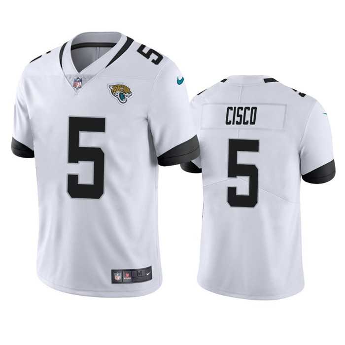 Men & Women & Youth Jacksonville Jaguars #5 Andre Cisco White Vapor Untouchable Limited Stitched Jersey,We sell and wholesale Men & Women & Youth Jacksonville Jaguars #5 Andre Cisco White Vapor Untouchable Limited Stitched Jersey on line form chian!