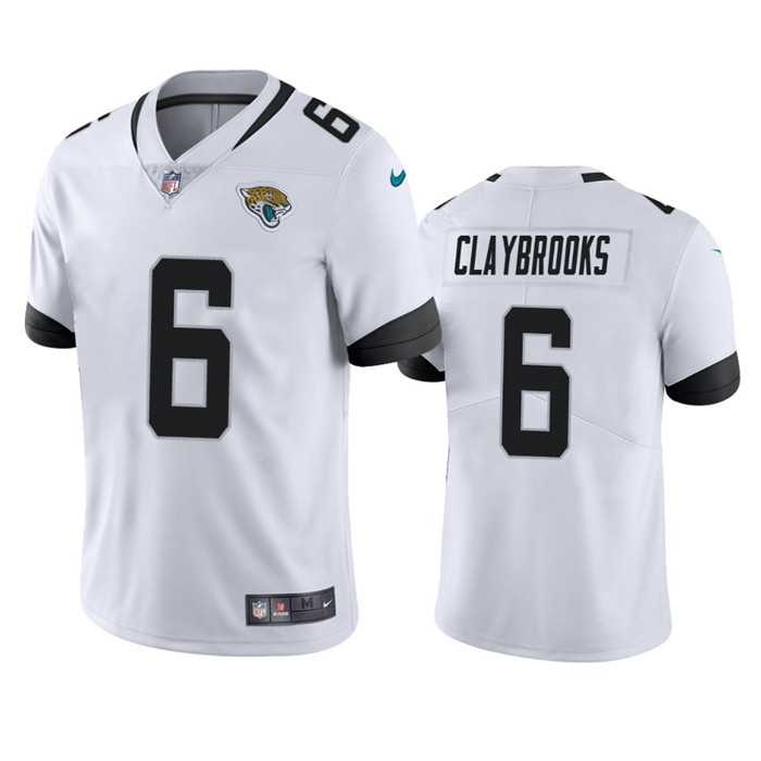 Men & Women & Youth Jacksonville Jaguars #6 Chris Claybrooks White Vapor Untouchable Limited Stitched Jersey,We sell and wholesale Men & Women & Youth Jacksonville Jaguars #6 Chris Claybrooks White Vapor Untouchable Limited Stitched Jersey on line form chian!