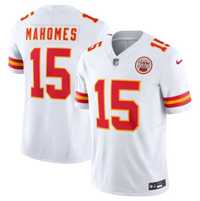 Men & Women & Youth Kansas City Chiefs #15 Patrick Mahomes White 2023 F.U.S.E. Vapor Untouchable Limited Stitched Jersey,We sell and wholesale Men & Women & Youth Kansas City Chiefs #15 Patrick Mahomes White 2023 F.U.S.E. Vapor Untouchable Limited Stitched Jersey on line form chian!