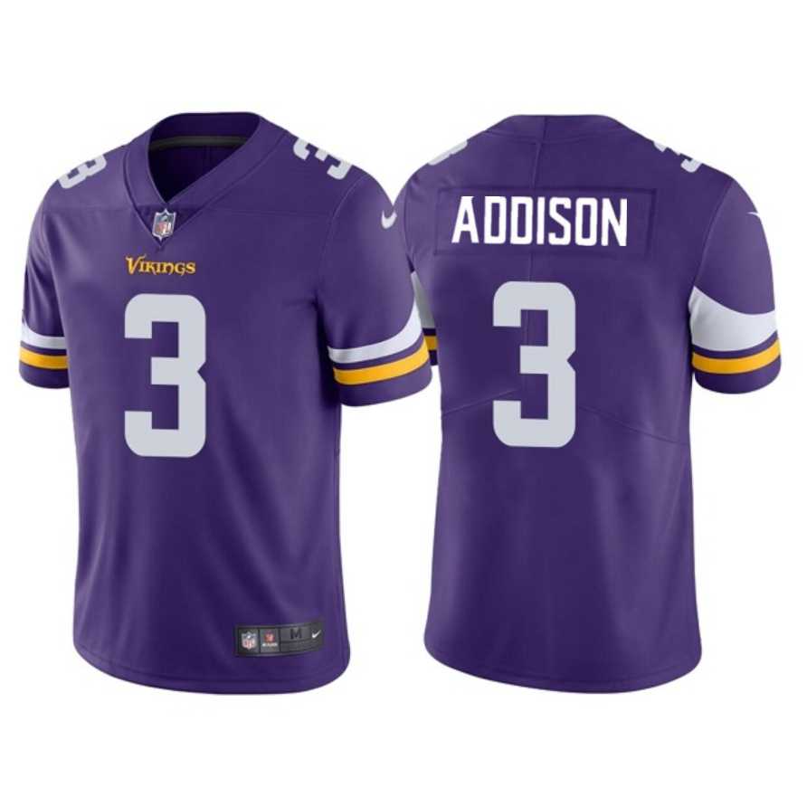 Men & Women & Youth Minnesota Vikings #3 Jordan Addison Purple 2023 Draft Vapor Untouchable Limited Stitched Jersey,We sell and wholesale Men & Women & Youth Minnesota Vikings #3 Jordan Addison Purple 2023 Draft Vapor Untouchable Limited Stitched Jersey on line form chian!