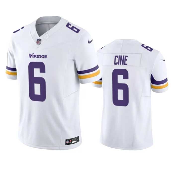 Men & Women & Youth Minnesota Vikings #6 Lewis Cine White 2023 F.U.S.E. Vapor Untouchable Stitched Jersey,We sell and wholesale Men & Women & Youth Minnesota Vikings #6 Lewis Cine White 2023 F.U.S.E. Vapor Untouchable Stitched Jersey on line form chian!