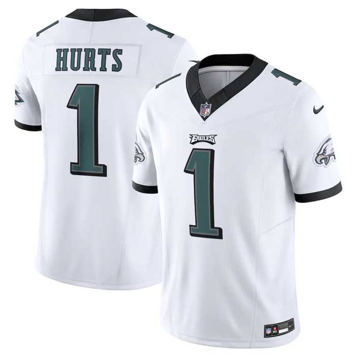 Men & Women & Youth Philadelphia Eagles #1 Jalen Hurts White 2023 F.U.S.E. Vapor Untouchable Limited Stitched Football Jersey,We sell and wholesale Men & Women & Youth Philadelphia Eagles #1 Jalen Hurts White 2023 F.U.S.E. Vapor Untouchable Limited Stitched Football Jersey on line form chian!
