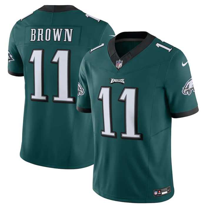 Men & Women & Youth Philadelphia Eagles #11 A.J. Brown Green 2023 F.U.S.E. Vapor Untouchable Limited Stitched Football Jersey,We sell and wholesale Men & Women & Youth Philadelphia Eagles #11 A.J. Brown Green 2023 F.U.S.E. Vapor Untouchable Limited Stitched Football Jersey on line form chian!
