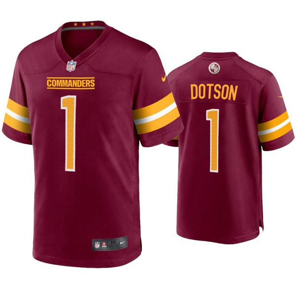 Men & Women & Youth Washington Commanders 1 Jahan Dotson 2022 Burgundy Game Stitched Football Jersey,We sell and wholesale Men & Women & Youth Washington Commanders 1 Jahan Dotson 2022 Burgundy Game Stitched Football Jersey on line form chian!