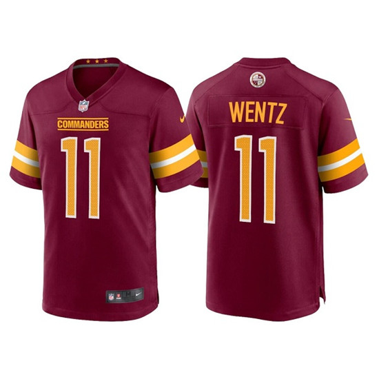 Men & Women & Youth Washington Commanders 11 Carson Wentz 2022 Burgundy Game Stitched Jersey,We sell and wholesale Men & Women & Youth Washington Commanders 11 Carson Wentz 2022 Burgundy Game Stitched Jersey on line form chian!