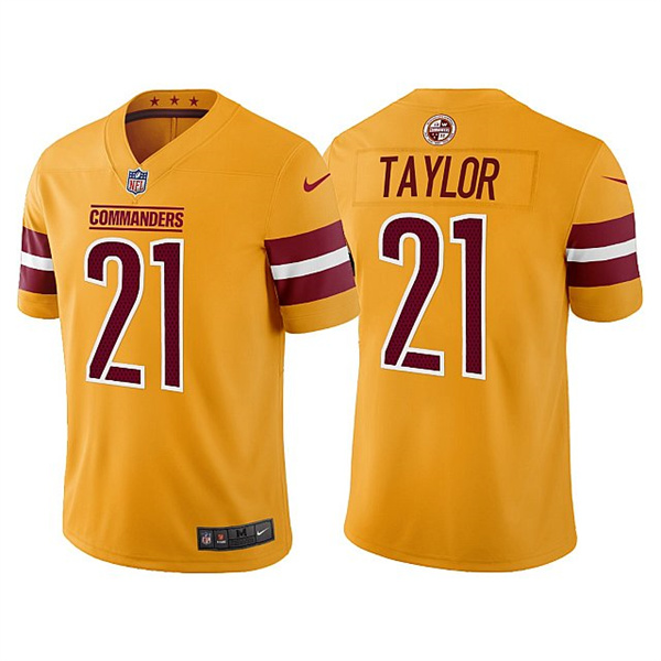 Men & Women & Youth Washington Commanders 21 Sean Taylor Gold Vapor Untouchable Stitched Football Jersey,We sell and wholesale Men & Women & Youth Washington Commanders 21 Sean Taylor Gold Vapor Untouchable Stitched Football Jersey on line form chian!