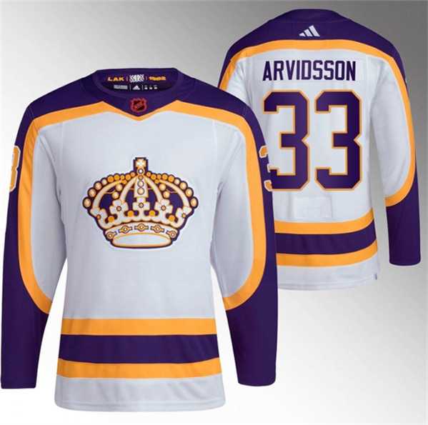 Men's Los Angeles Kings #33 Viktor Arvidsson White 2022 Reverse Retro Stitched Jersey Dzhi,We sell and wholesale Men's Los Angeles Kings #33 Viktor Arvidsson White 2022 Reverse Retro Stitched Jersey Dzhi on line form chian!