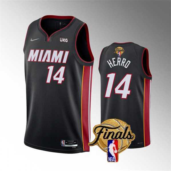 Men's Miami Heat #14 Tyler Herro Black 2023 Finals Icon Edition Stitched Basketball Jersey Dzhi,We sell and wholesale Men's Miami Heat #14 Tyler Herro Black 2023 Finals Icon Edition Stitched Basketball Jersey Dzhi on line form chian!