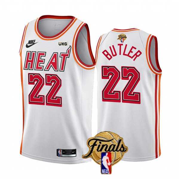 Men's Miami Heat #22 Jimmy Butler White 2023 Finals Classic Edition Stitched Basketball Jersey Dzhi,We sell and wholesale Men's Miami Heat #22 Jimmy Butler White 2023 Finals Classic Edition Stitched Basketball Jersey Dzhi on line form chian!