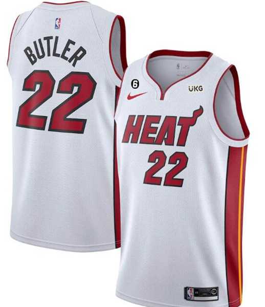 Men's Miami Heat #22 Jimmy Butler White With NO.6 Patch Stitched Jersey Dzhi,We sell and wholesale Men's Miami Heat #22 Jimmy Butler White With NO.6 Patch Stitched Jersey Dzhi on line form chian!