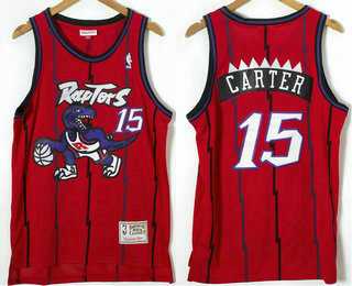 Men's Toronto Raptors #15 Vince Carter 1998-99 Red Hardwood Classics Soul Swingman Throwback Jersey,We sell and wholesale Men's Toronto Raptors #15 Vince Carter 1998-99 Red Hardwood Classics Soul Swingman Throwback Jersey on line form chian!