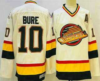 Men's Vancouver Canucks #10 Pavel Bure White Throwback CCM Jersey,We sell and wholesale Men's Vancouver Canucks #10 Pavel Bure White Throwback CCM Jersey on line form chian!