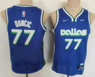 Youth Dallas Mavericks #77 Luka Doncic 2022 Blue City Edition Stitched Jersey With Sponsor,We sell and wholesale Youth Dallas Mavericks #77 Luka Doncic 2022 Blue City Edition Stitched Jersey With Sponsor on line form chian!