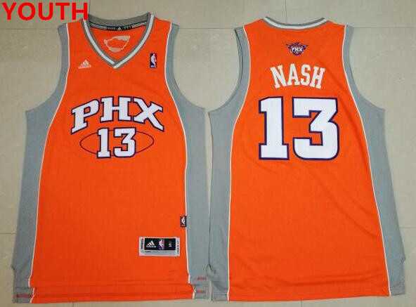 Youth Phoenix Suns #13 Steve Nash Orange Stitched NBA Adidas Revolution 30 Swingman Jersey,We sell and wholesale Youth Phoenix Suns #13 Steve Nash Orange Stitched NBA Adidas Revolution 30 Swingman Jersey on line form chian!