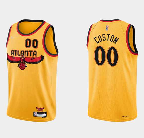 Men & Youth Customized Atlanta Hawks Yellow NEW Nike 2021 Swingman Throwback Jersey,We sell and wholesale Men & Youth Customized Atlanta Hawks Yellow NEW Nike 2021 Swingman Throwback Jersey on line form chian!