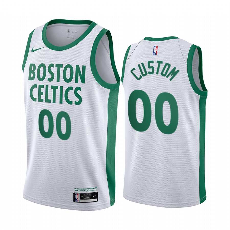 Men & Youth Customized Boston Celitcs Swingman White Nike 2020-21 City Edition Jersey,We sell and wholesale Men & Youth Customized Boston Celitcs Swingman White Nike 2020-21 City Edition Jersey on line form chian!