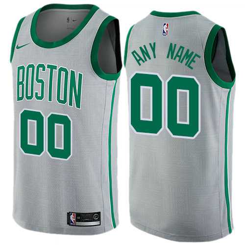 Men & Youth Customized Boston Celtics Swingman Gray Nike City Edition Jersey,We sell and wholesale Men & Youth Customized Boston Celtics Swingman Gray Nike City Edition Jersey on line form chian!