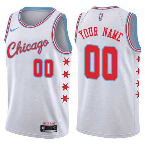 Men & Youth Customized Chicago Bulls White Nike City Edition Jersey,We sell and wholesale Men & Youth Customized Chicago Bulls White Nike City Edition Jersey on line form chian!