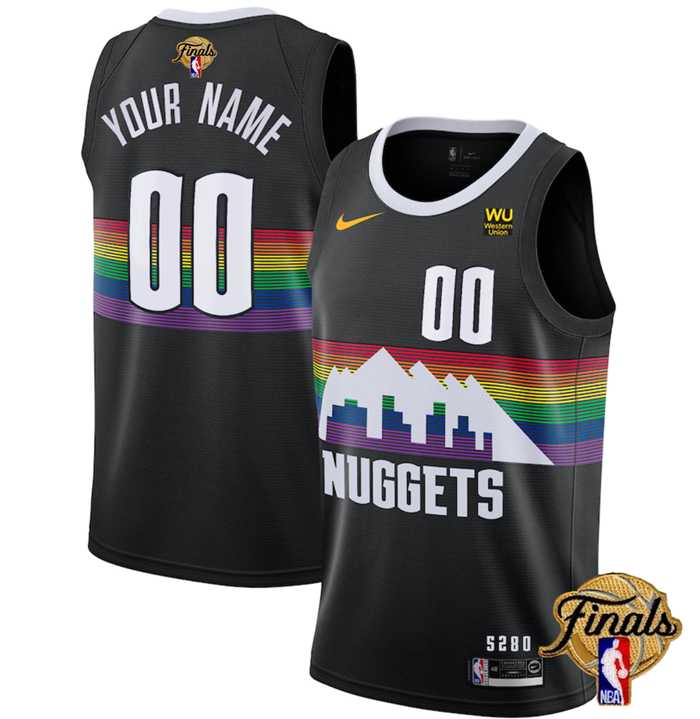 Men & Youth Customized Denver Nuggets Active Player Black 2023 Finals City Edition Stitched Jersey,We sell and wholesale Men & Youth Customized Denver Nuggets Active Player Black 2023 Finals City Edition Stitched Jersey on line form chian!