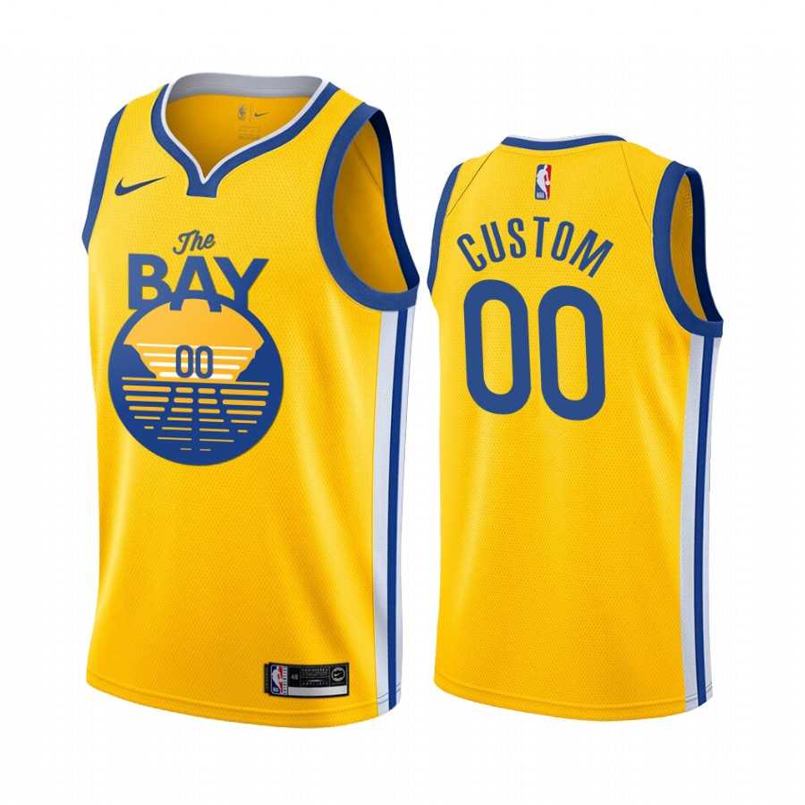 Men & Youth Customized Golden State Warriors 2019-20 Yellow The Bay City Edition Nike Jersey,We sell and wholesale Men & Youth Customized Golden State Warriors 2019-20 Yellow The Bay City Edition Nike Jersey on line form chian!
