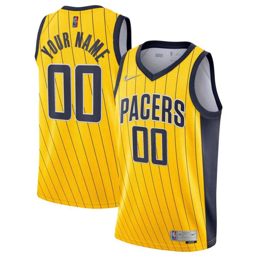 Men & Youth Customized Indiana Pacers Active Player Gold Earned Edition Swingman Stitched Jersey,We sell and wholesale Men & Youth Customized Indiana Pacers Active Player Gold Earned Edition Swingman Stitched Jersey on line form chian!