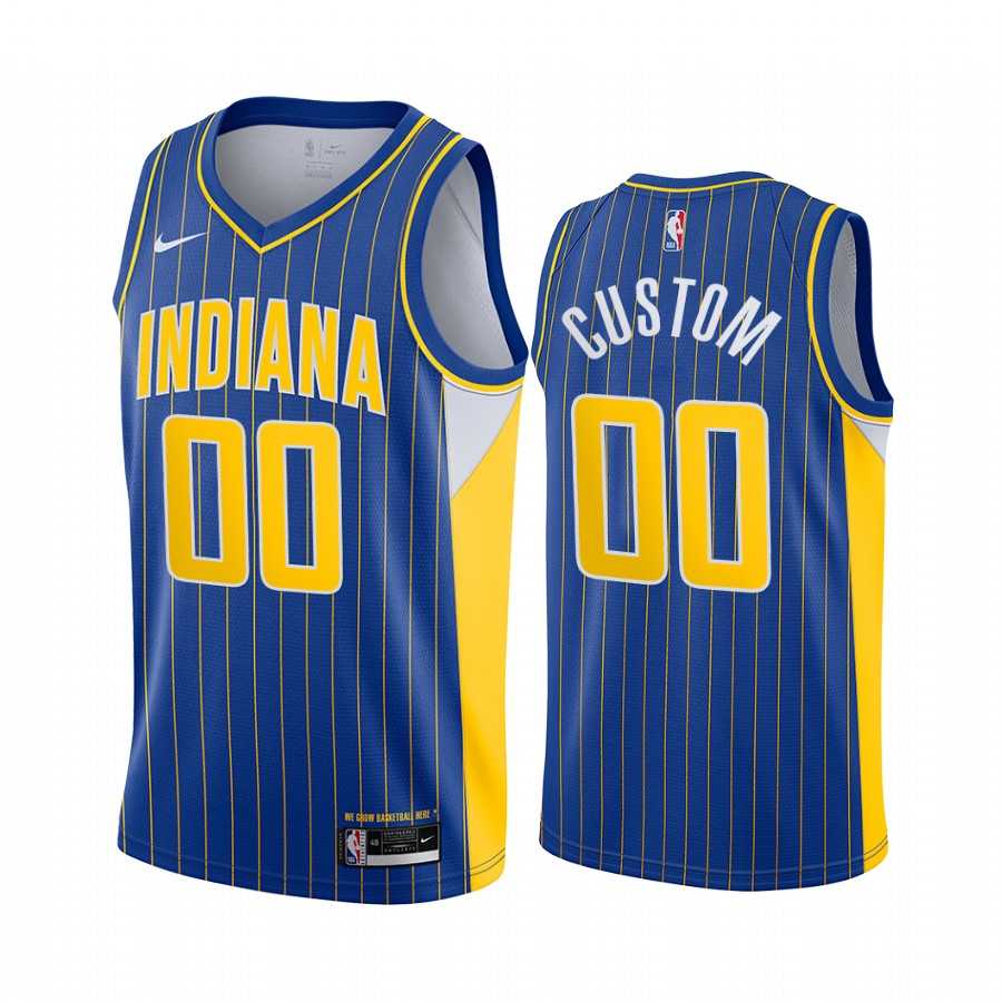 Men & Youth Customized Indiana Pacers Blue Nike Swingman 2020-21 City Edition Jersey,We sell and wholesale Men & Youth Customized Indiana Pacers Blue Nike Swingman 2020-21 City Edition Jersey on line form chian!