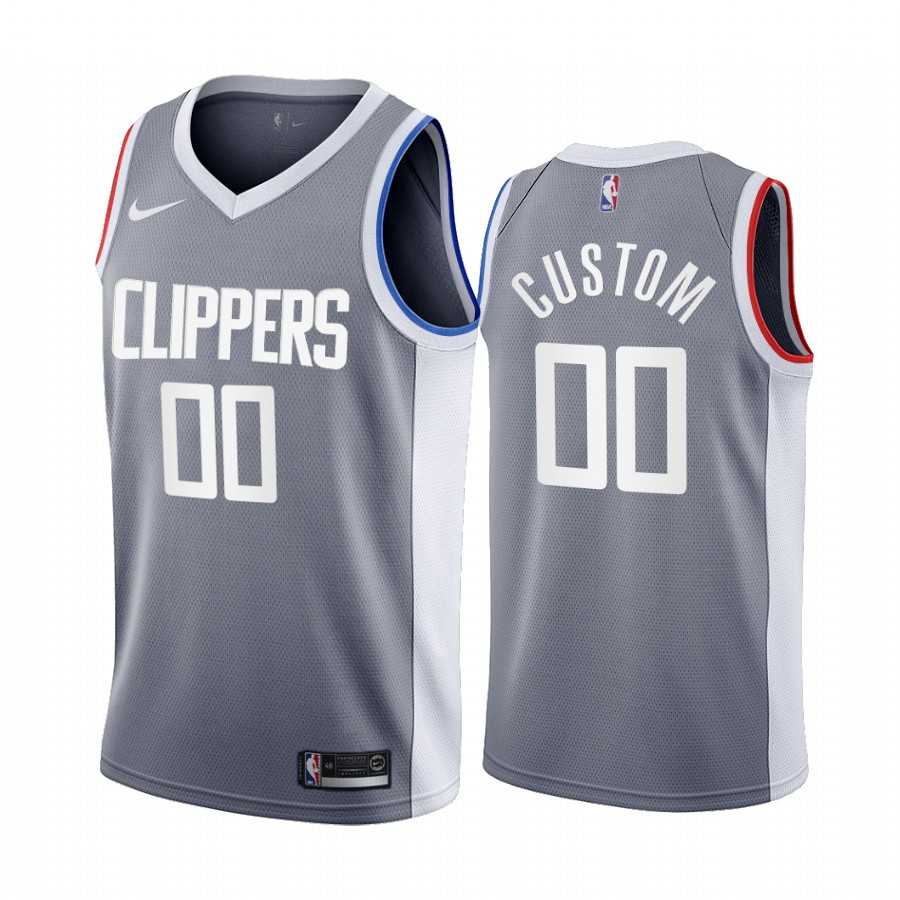 Men & Youth Customized Los Angeles Clippers Gray Swingman 2020-21 Earned Edition Jersey,We sell and wholesale Men & Youth Customized Los Angeles Clippers Gray Swingman 2020-21 Earned Edition Jersey on line form chian!