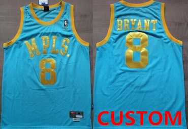 Men & Youth Customized Los Angeles Lakers MPLS Blue Swingman Throwback Jersey,We sell and wholesale Men & Youth Customized Los Angeles Lakers MPLS Blue Swingman Throwback Jersey on line form chian!