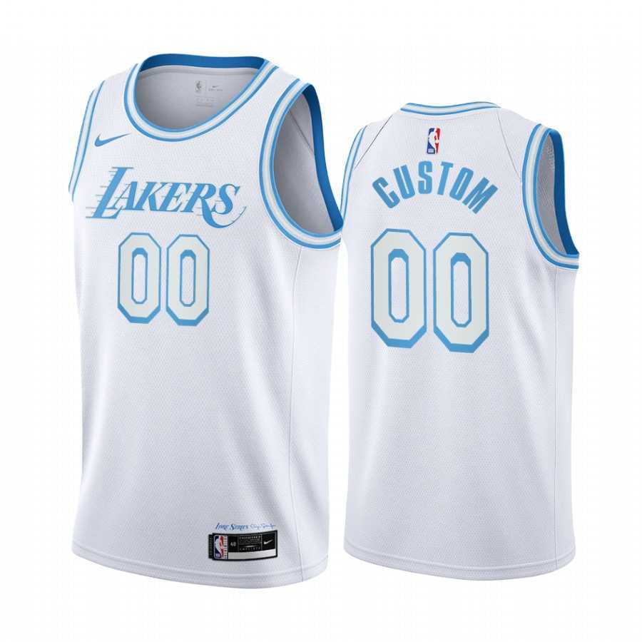 Men & Youth Customized Los Angeles Lakers White Nike Swingman 2020-21 City Edition Jersey,We sell and wholesale Men & Youth Customized Los Angeles Lakers White Nike Swingman 2020-21 City Edition Jersey on line form chian!