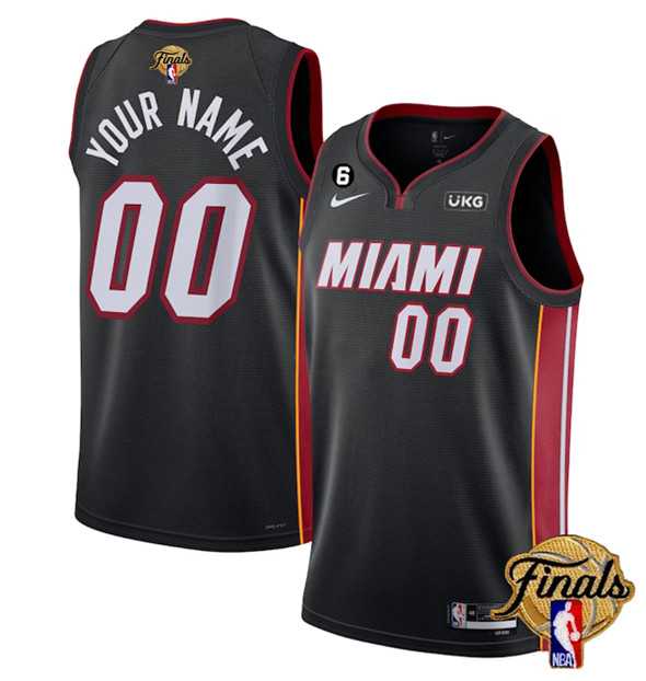 Men & Youth Customized Miami Heat Active Player Black 2023 Finals Icon Edition With NO.6 Patch Stitched Jersey,We sell and wholesale Men & Youth Customized Miami Heat Active Player Black 2023 Finals Icon Edition With NO.6 Patch Stitched Jersey on line form chian!
