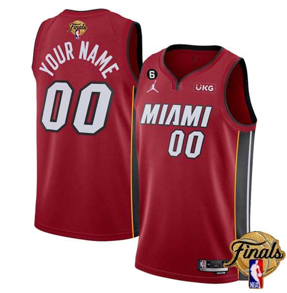 Men & Youth Customized Miami Heat Active Player Red 2023 Finals Statement Edition With NO.6 Patch Stitched Jersey,We sell and wholesale Men & Youth Customized Miami Heat Active Player Red 2023 Finals Statement Edition With NO.6 Patch Stitched Jersey on line form chian!