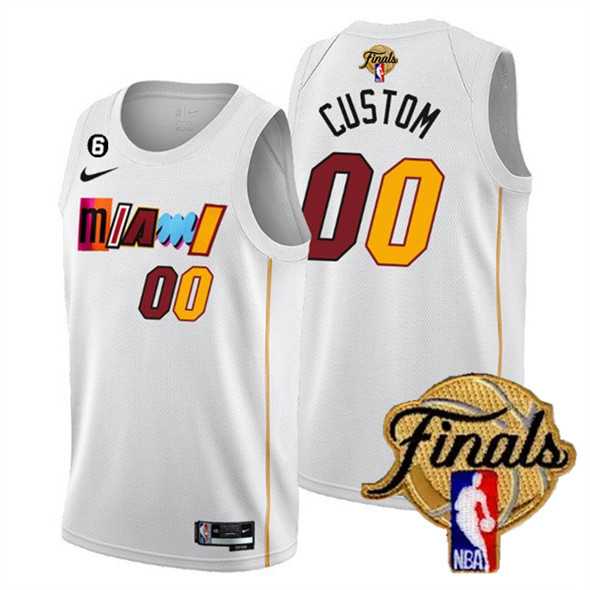 Men & Youth Customized Miami Heat Active Player White 2023 Finals City Edition With NO.6 Patch Stitched Jersey,We sell and wholesale Men & Youth Customized Miami Heat Active Player White 2023 Finals City Edition With NO.6 Patch Stitched Jersey on line form chian!