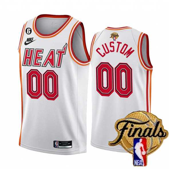 Men & Youth Customized Miami Heat Active Player White 2023 Finals Classic Edition With NO.6 Patch Stitched Jersey,We sell and wholesale Men & Youth Customized Miami Heat Active Player White 2023 Finals Classic Edition With NO.6 Patch Stitched Jersey on line form chian!