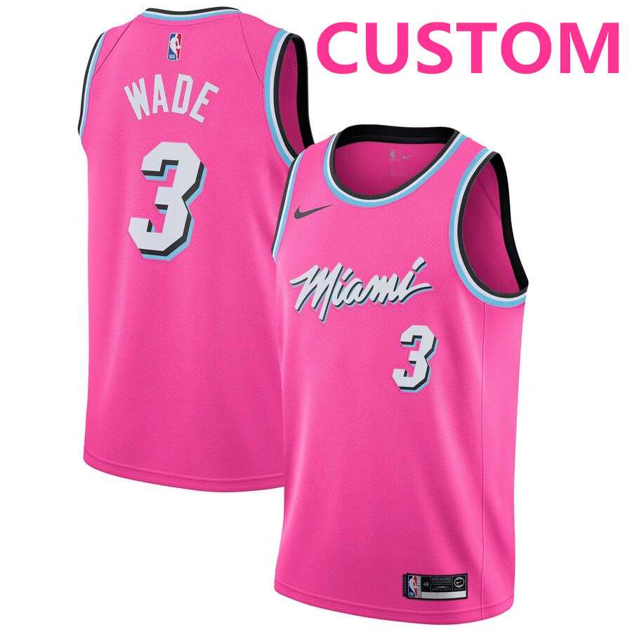 Men & Youth Customized Miami Heat Nike Pink 2018-19 Swingman Earned Edition Jersey,We sell and wholesale Men & Youth Customized Miami Heat Nike Pink 2018-19 Swingman Earned Edition Jersey on line form chian!