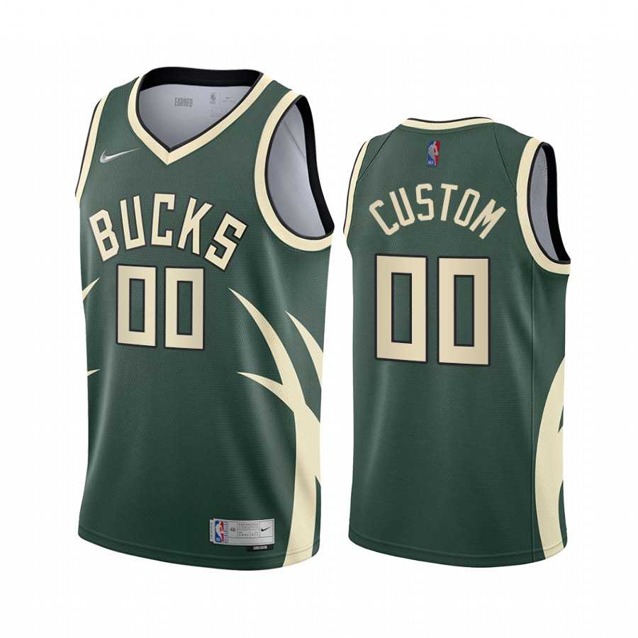 Men & Youth Customized Milwaukee Bucks Green Swingman 2020-21 Earned Edition Jersey,We sell and wholesale Men & Youth Customized Milwaukee Bucks Green Swingman 2020-21 Earned Edition Jersey on line form chian!
