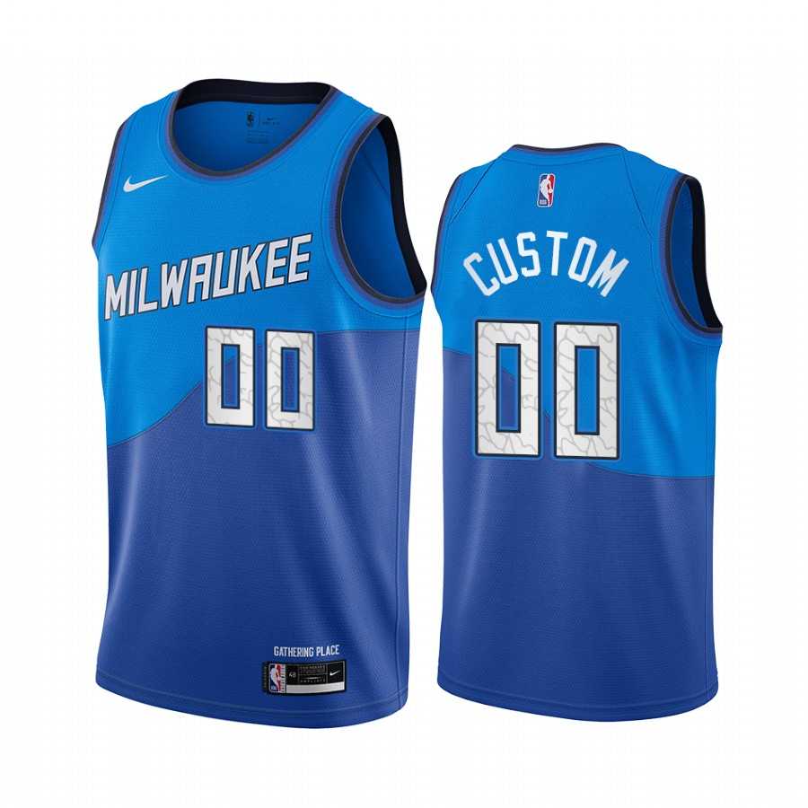Men & Youth Customized Milwaukee Bucks Swingman Blue Nike 2020-21 City Edition Jersey,We sell and wholesale Men & Youth Customized Milwaukee Bucks Swingman Blue Nike 2020-21 City Edition Jersey on line form chian!