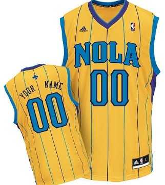 Men & Youth Customized New Orleans Hornets Yellow Jersey,We sell and wholesale Men & Youth Customized New Orleans Hornets Yellow Jersey on line form chian!